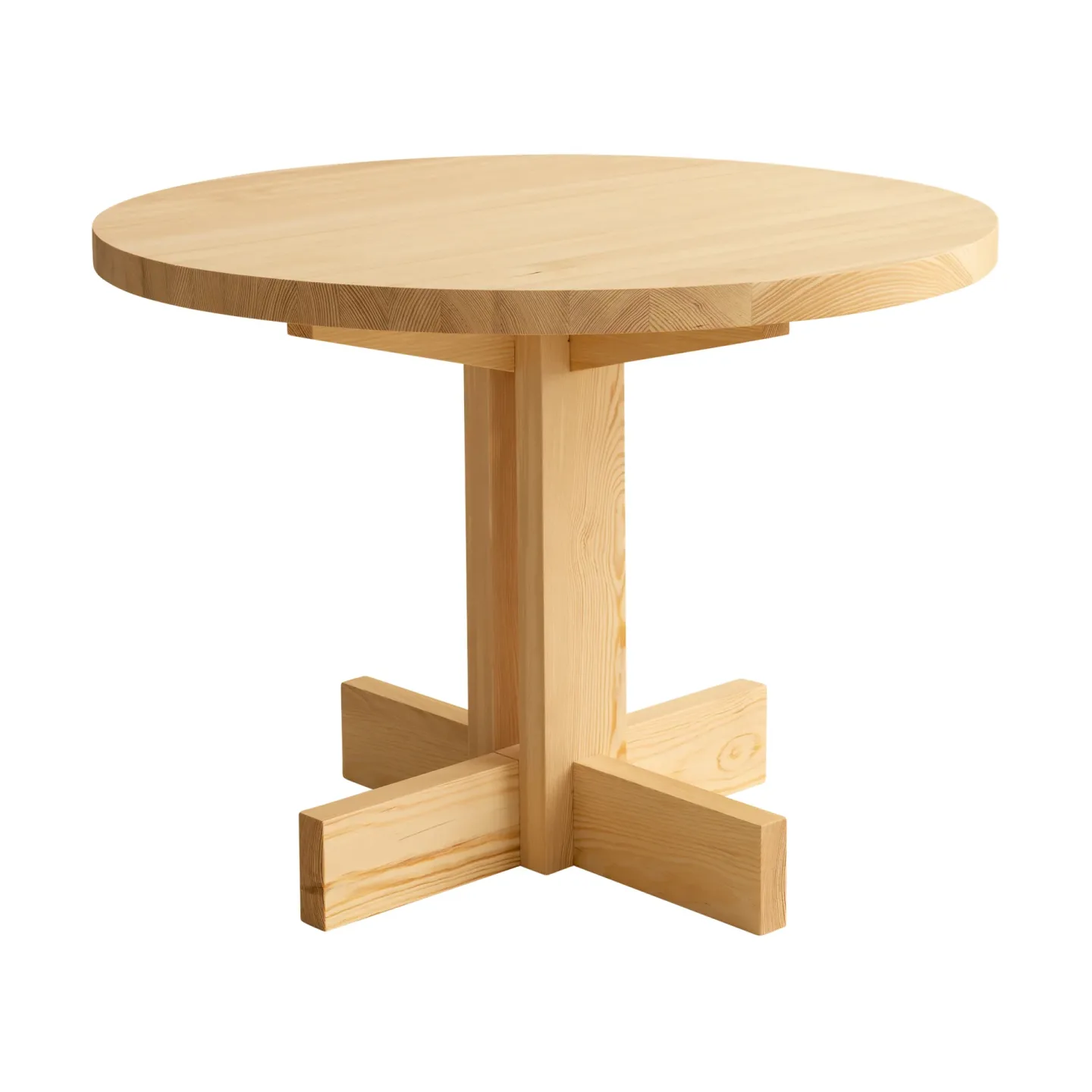 Vaarnii 001 Dining Table matbord Matt oljevaxad furu, Ø100x74 cm