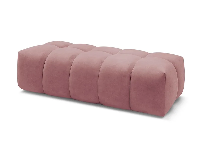 Hocker BOBOCHIC MONT-BLANC 66x180x48cm samt rosa
