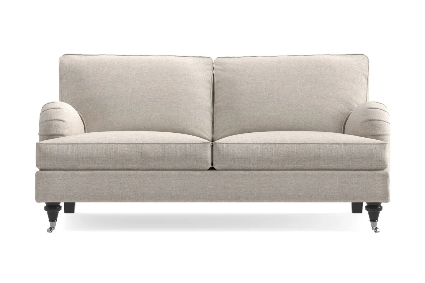 Howard Classic 2-sits Tygsoffa - Beige