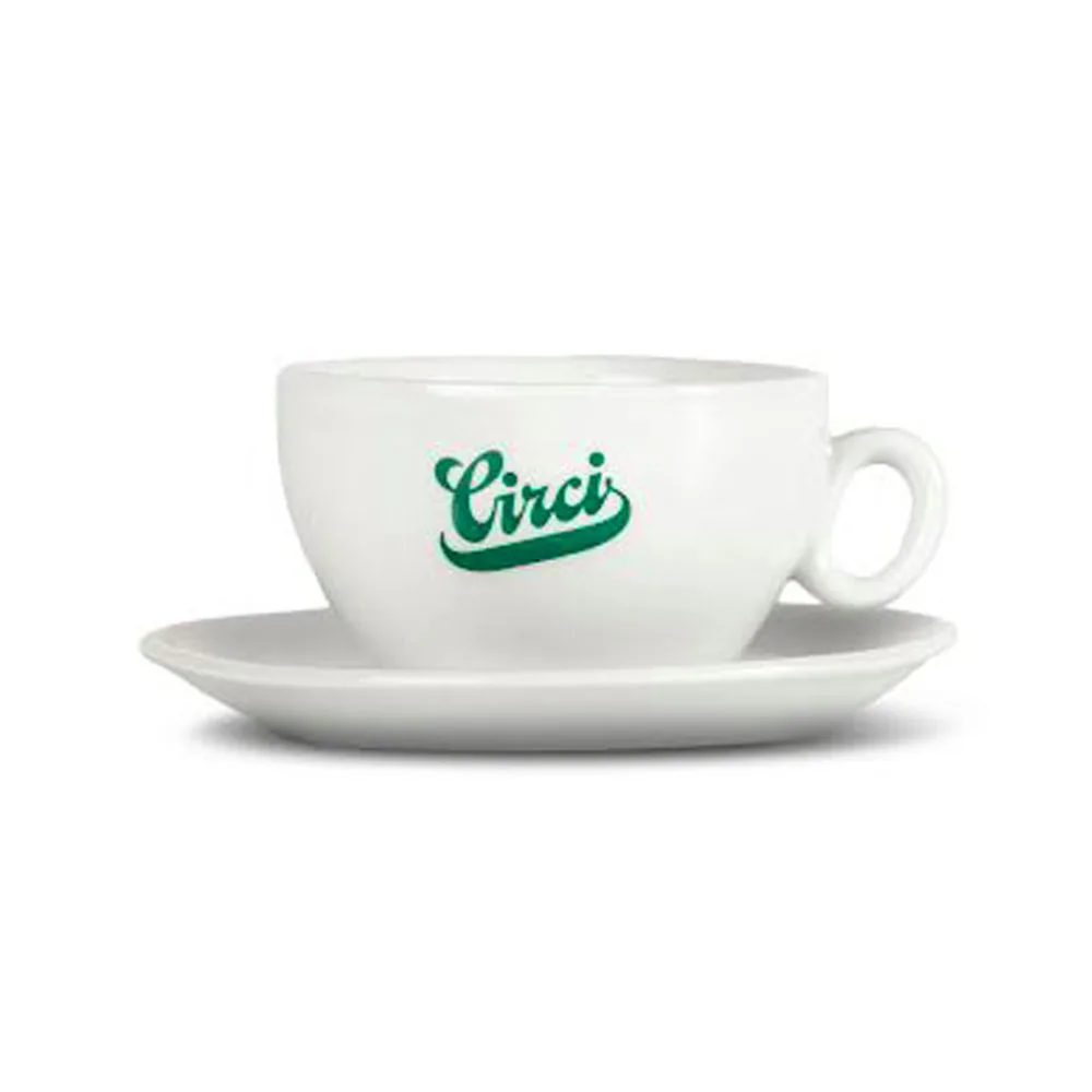 Circi espressokopp 6 pack med fat