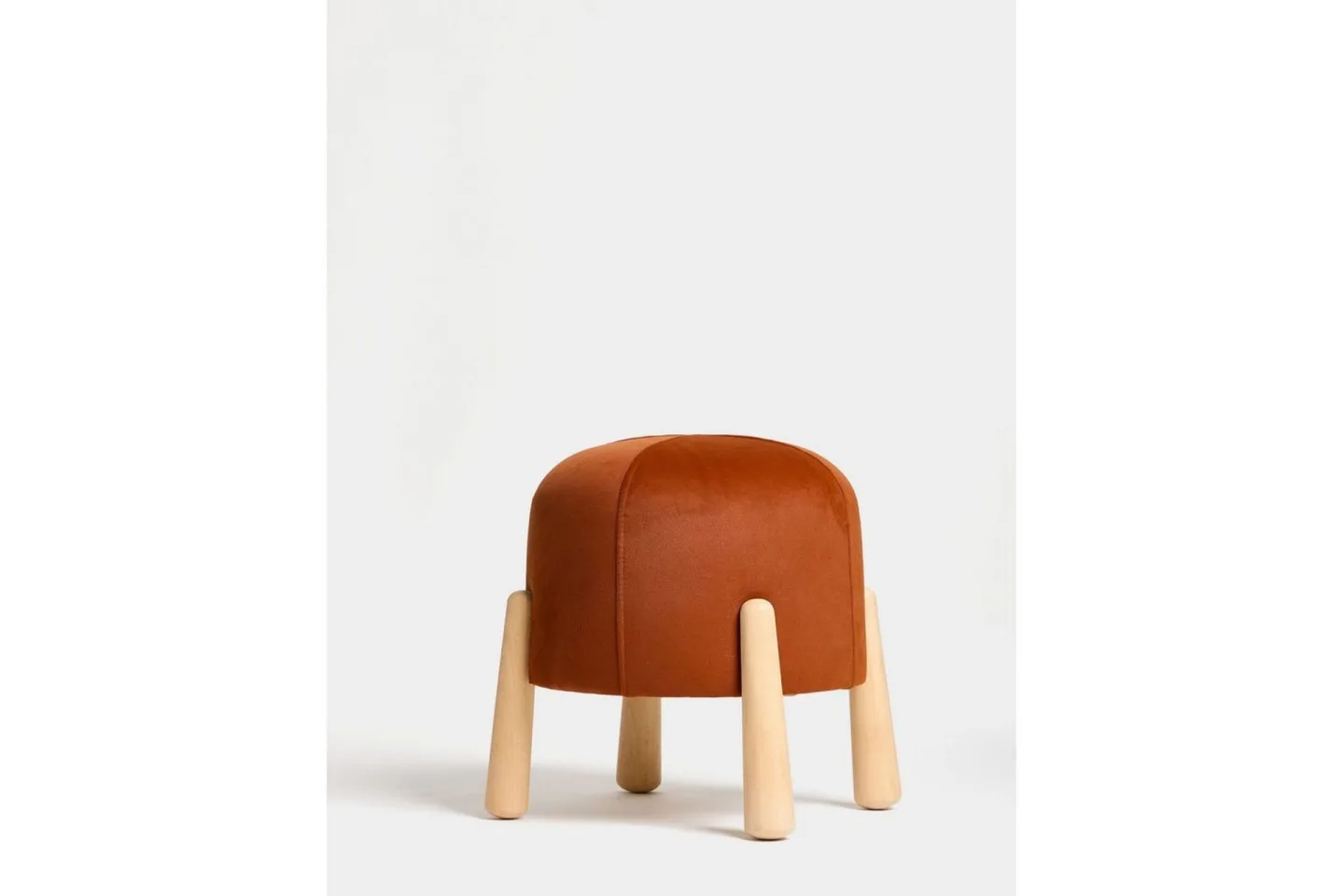 Orryn Fotpall 40 cm - Orange/Natur
