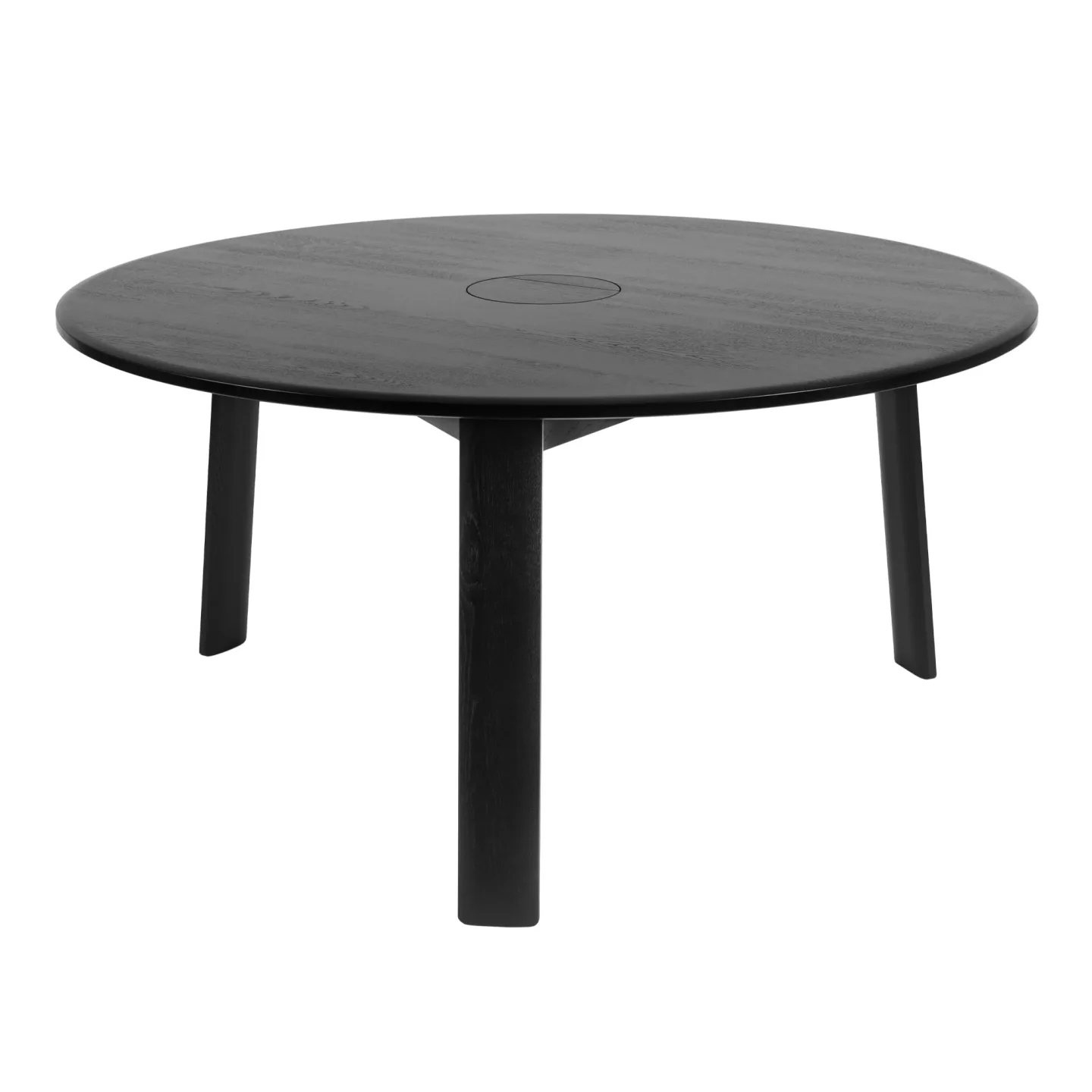 HEM - Alle Round Table 150 cm - Black Oak - Matbord - Staffan Holm - Svart - Trä
