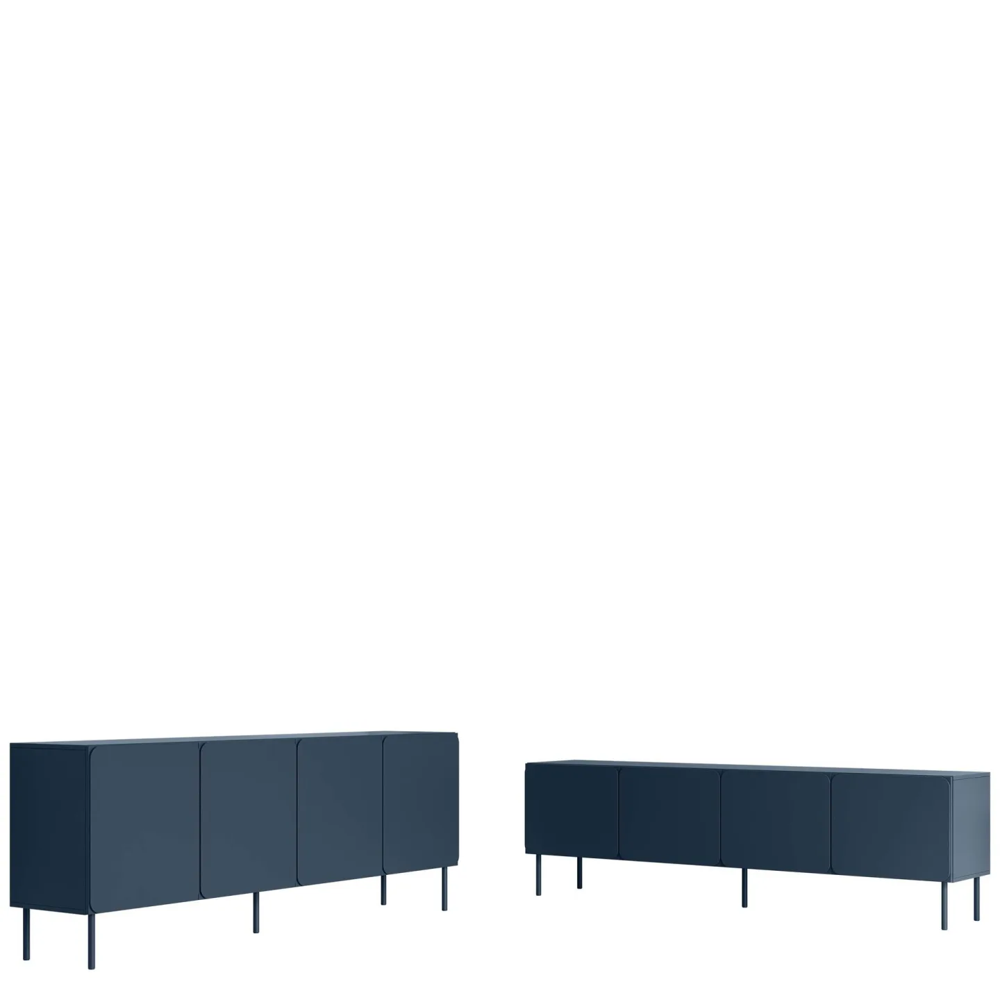 Marros Möbelset Skänk 200 cm - Blå