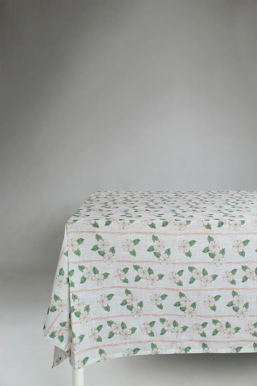 Dukar - Bomullsduk Anna-Lisa (beige) (Størrelse: 140 x 250 cm)