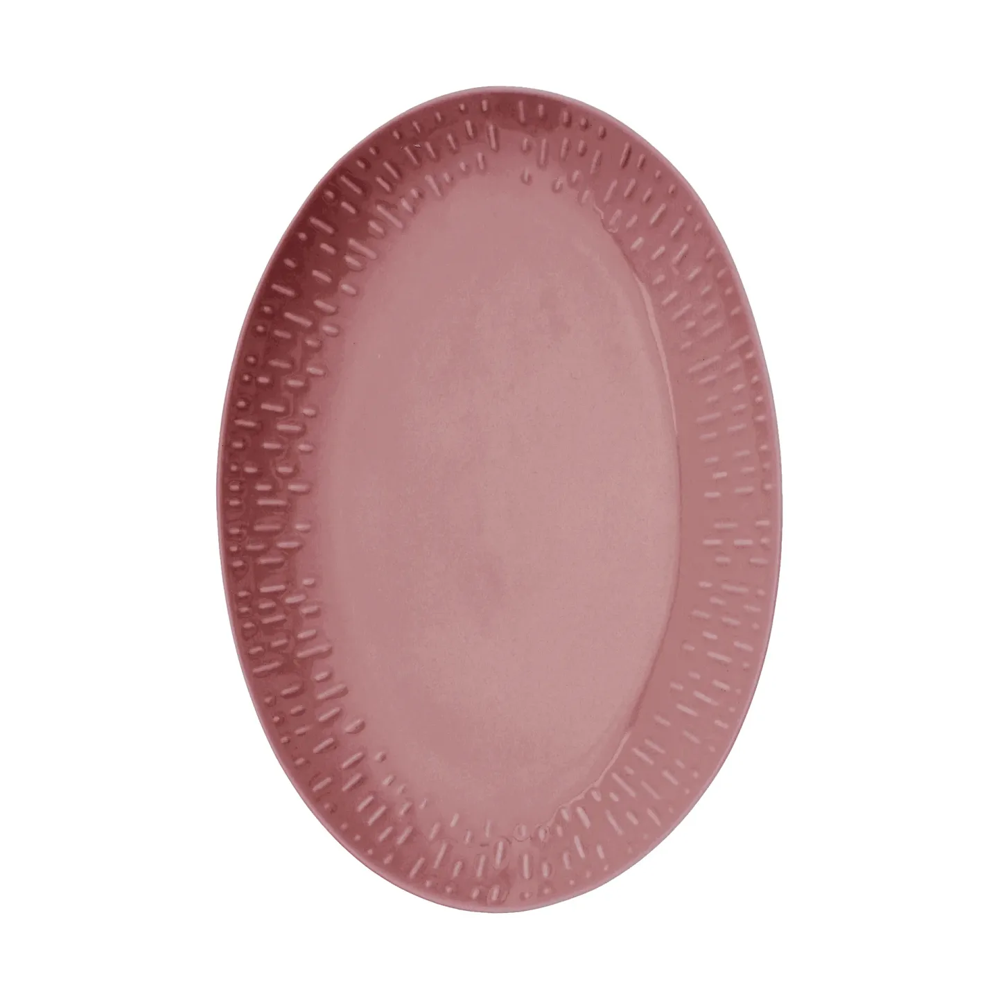 Aida Confetti Ovales Servierplatten-Tablett Bordeaux, 25,5 x 36 cm