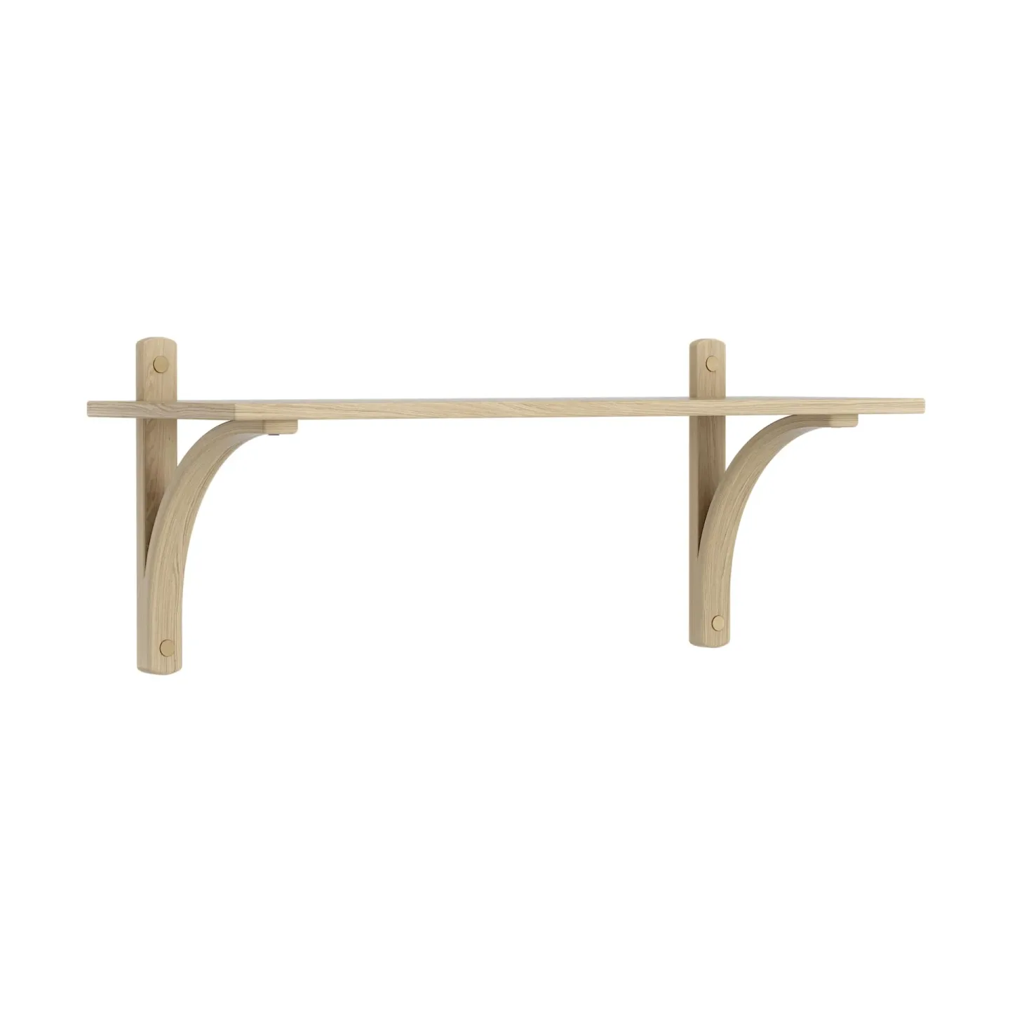 Swedese Levi Regal 1 Fachboden Naturlackierte Eiche-Aluminium, 90 cm