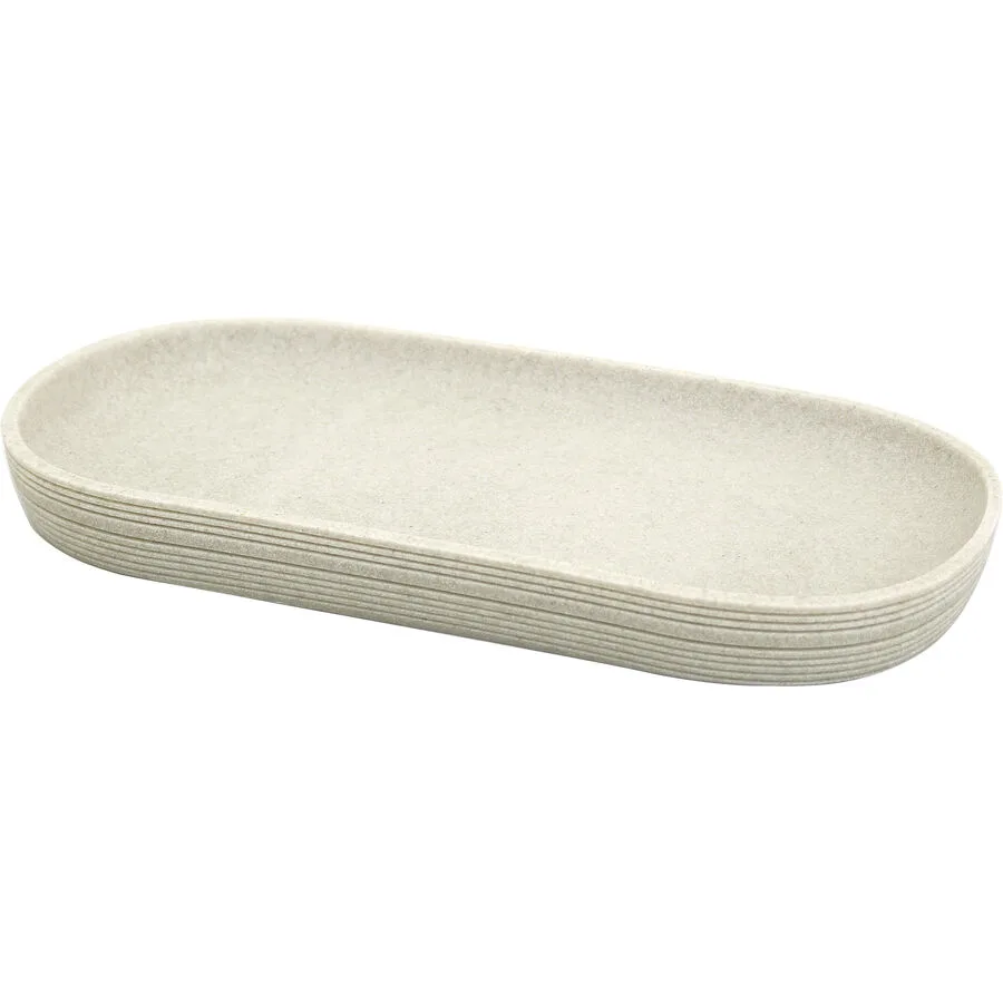 Tablar Suzi beige Polyresin B 26 cm H 2.4 cm