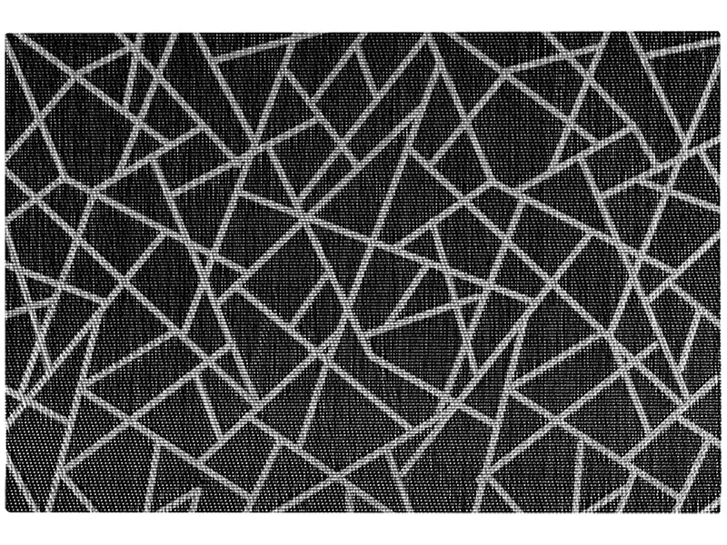 Tischset SPLIT schwarz