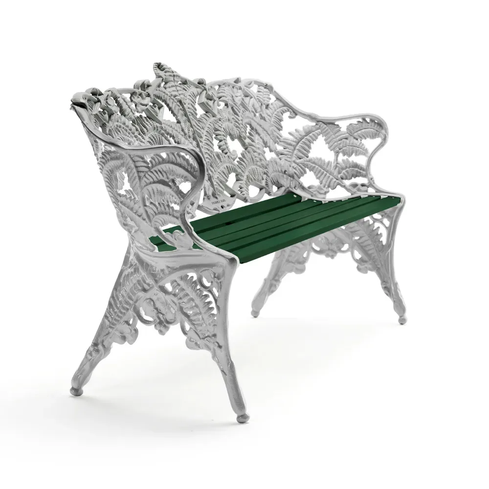 Byarums bruk Classic Sofa Grün, Rohaluminiumgestell