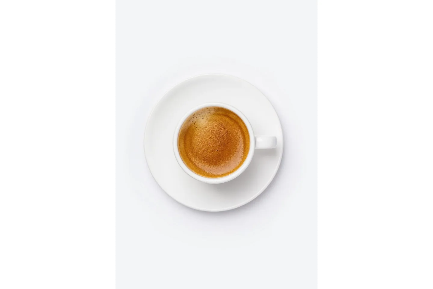 Poster Skimmed coffee 70x100 cm - Brun/Vit