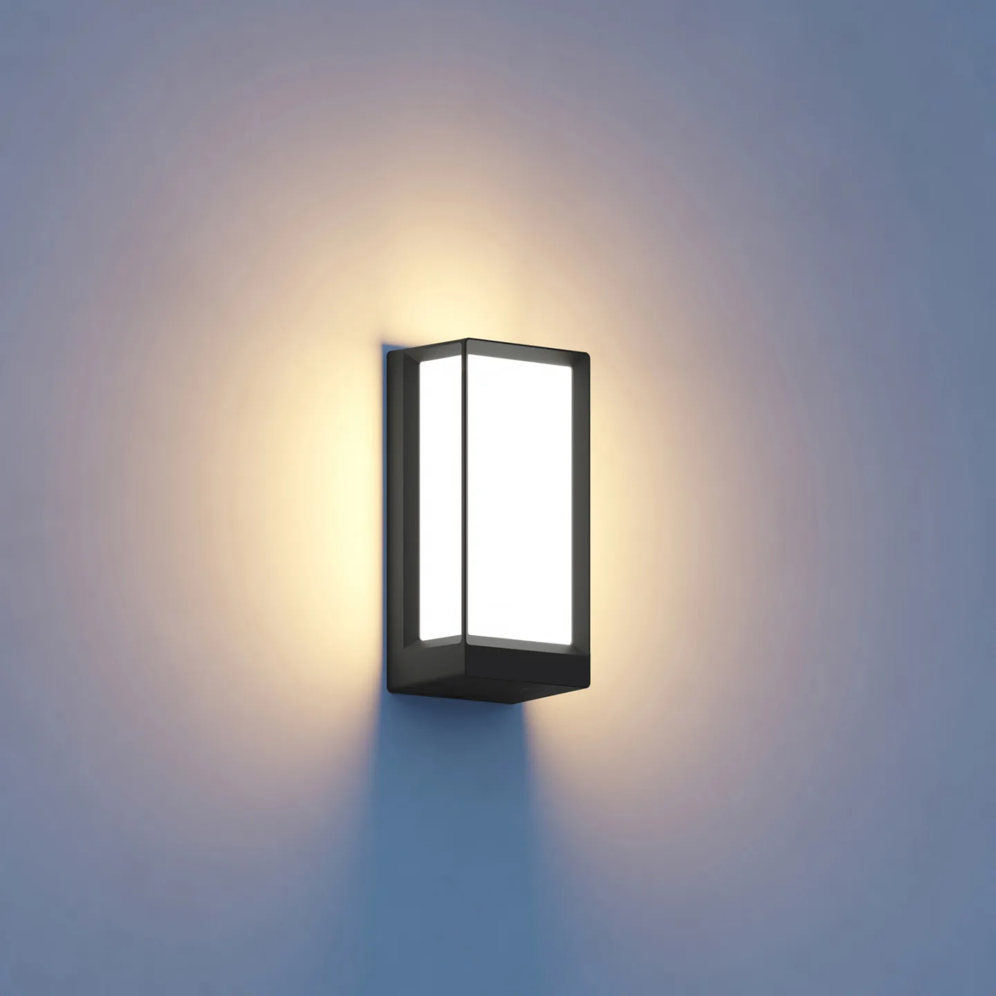 L 42 C LED-Außenwandleuchte, anthrazit, App, IP54 - STEINEL L 42 C Bluetooth - Metall - Eckig