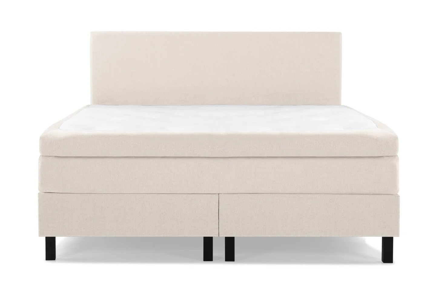Lucky Komplett Sängpaket 160x200 Latex Slät Sänggavel - Beige
