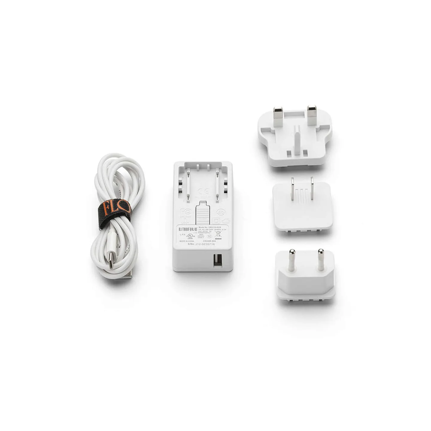 Flos - Strömladdare inkl elkabel och stickproppar - Övriga belysningstillbehör - Vit - Metall/Plast