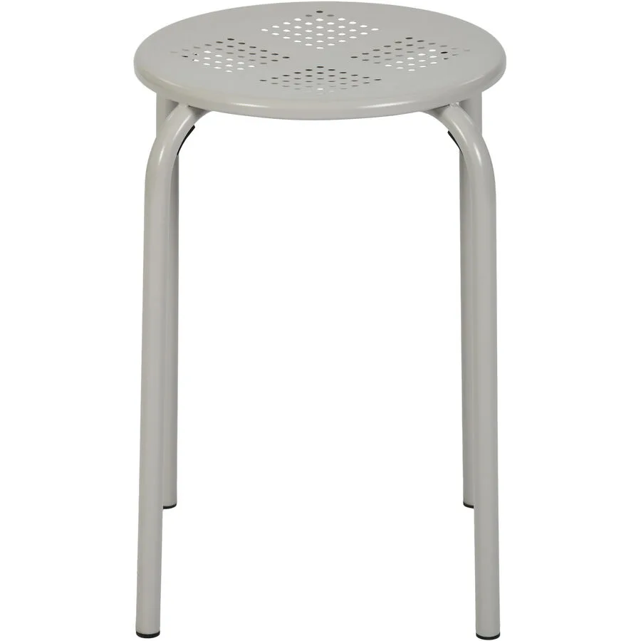 Hocker Maleya Beige Metall 30 cm 45 cm