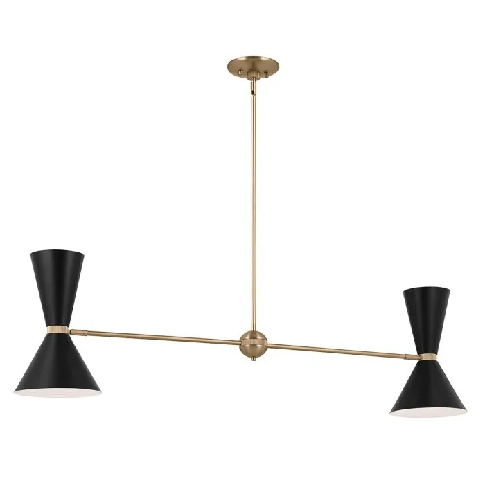Elstead Lighting - Phix 130cm - Taklampa - Svart/brons