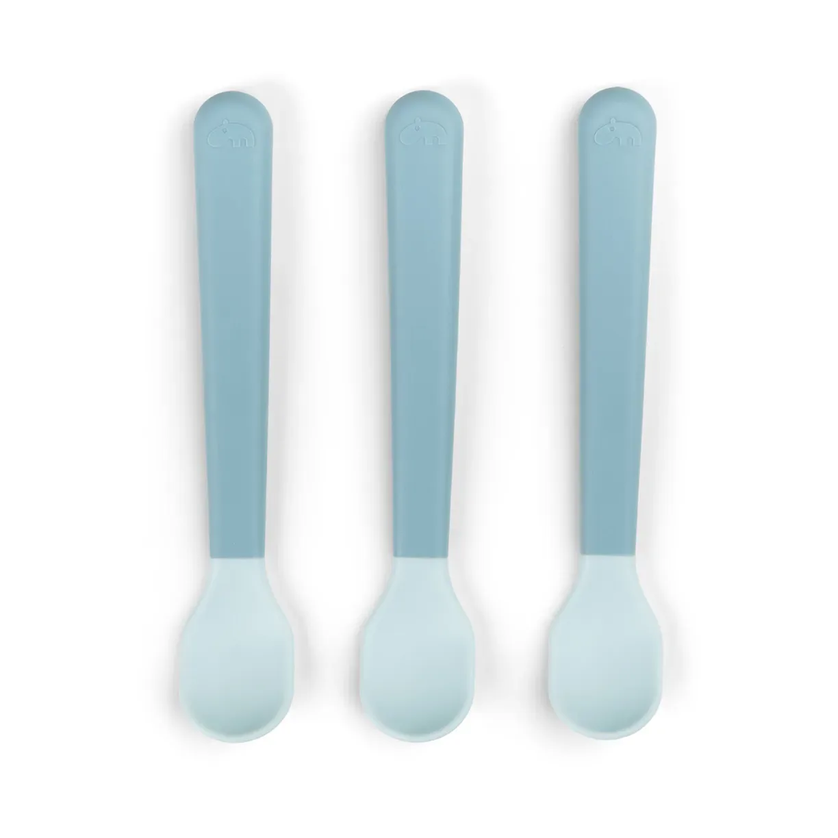 Done by deer Easy-grip Foodie Löffel 3er-Pack Blue