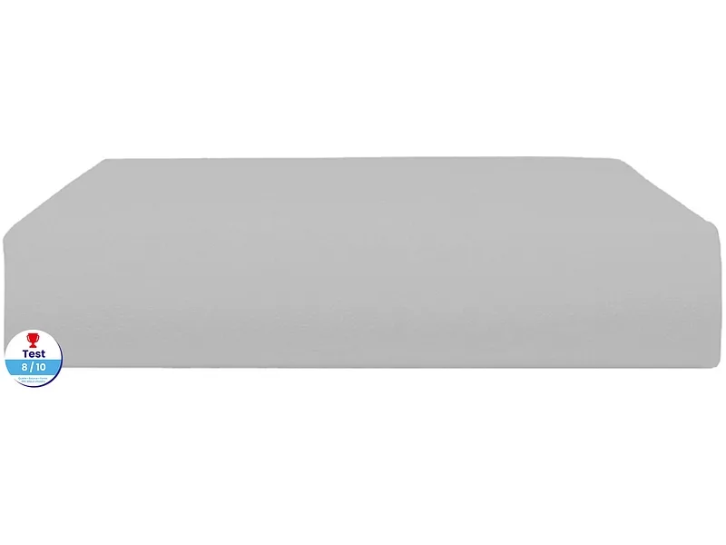 Fixleintuch DH JERSEY PEIGNE 90x200cm wolkengrau
