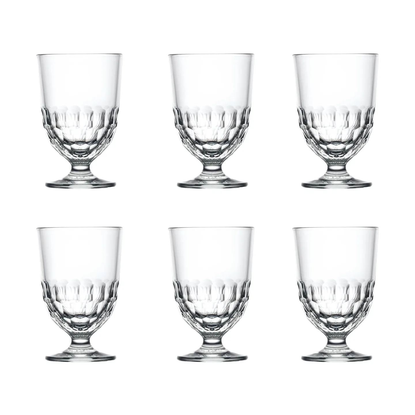 La Rochère Artois Wasserglas 22 cl 6er Pack Klar