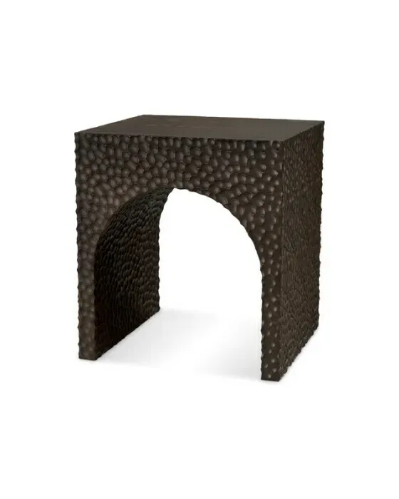 Caldera Side Table Ebony Oak Veneer