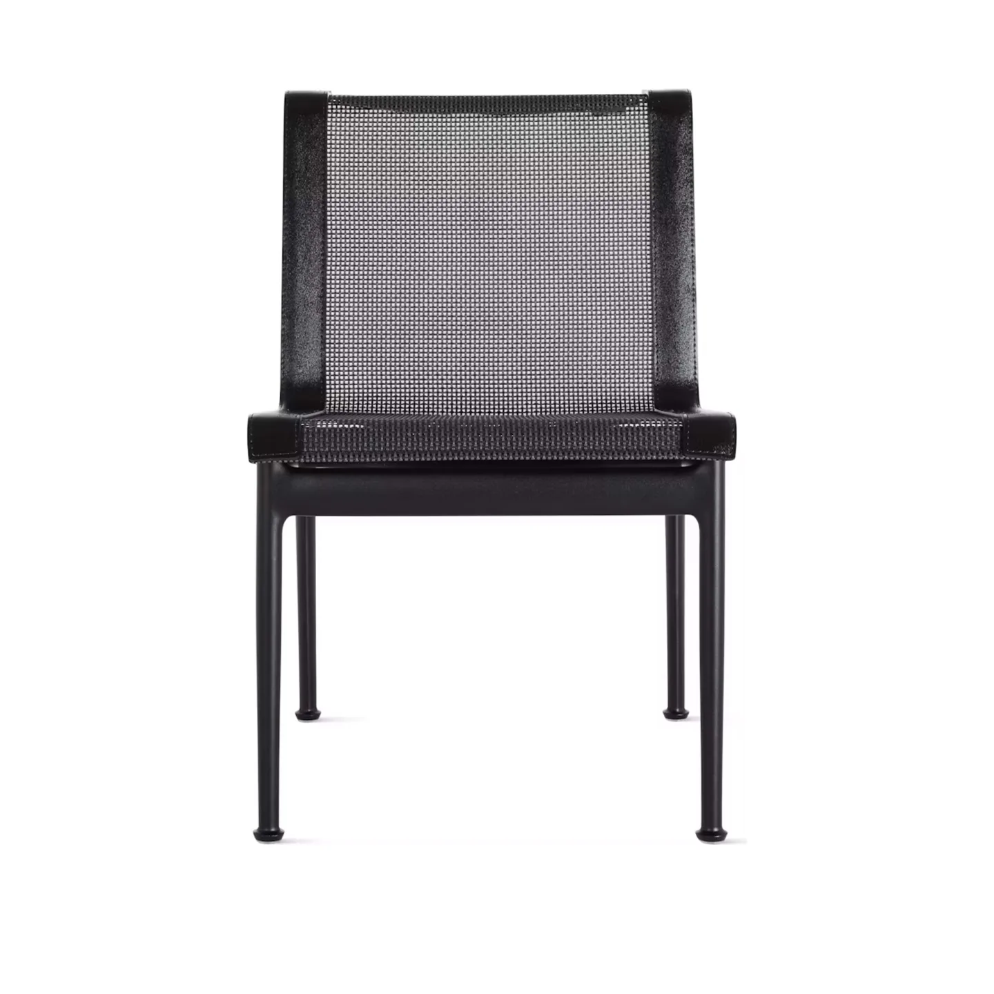 Knoll - 1966 Dining Chair, Utan armstöd, Svart (Onyx) - Matstolar utomhus - Richard Schultz - Svart - Metall