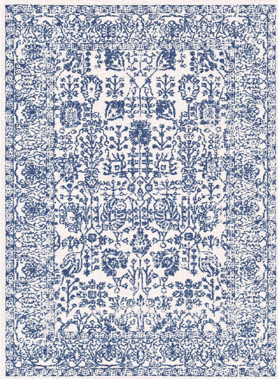 Wilton-teppe - Perouges (blå) (Størrelse: 180 x 270 cm)