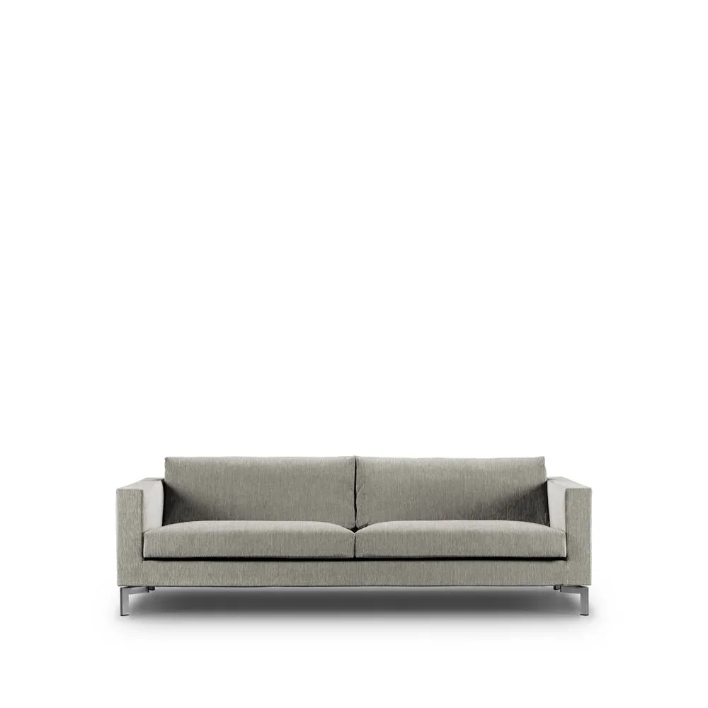 Eilersen Zenith Sofa 3-Sitzer, tangent 37 beige-Stahl-220 cm