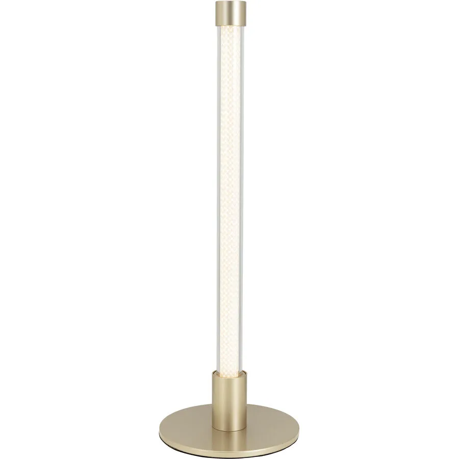 Tischlampe Castellana Braun Kunststoff/Metall 12 cm 36.3 cm - LED - Lichtfarbe: Extra warmweiss - Material: Metall/Kunststoff - Tischlampe- LED