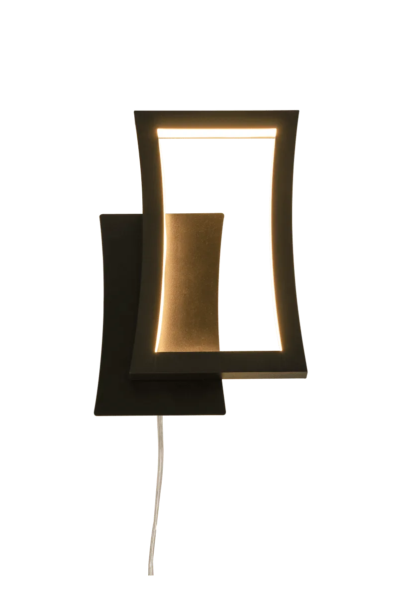 Aneta Lighting - Staccato 23cm - Vägglampa - Svart