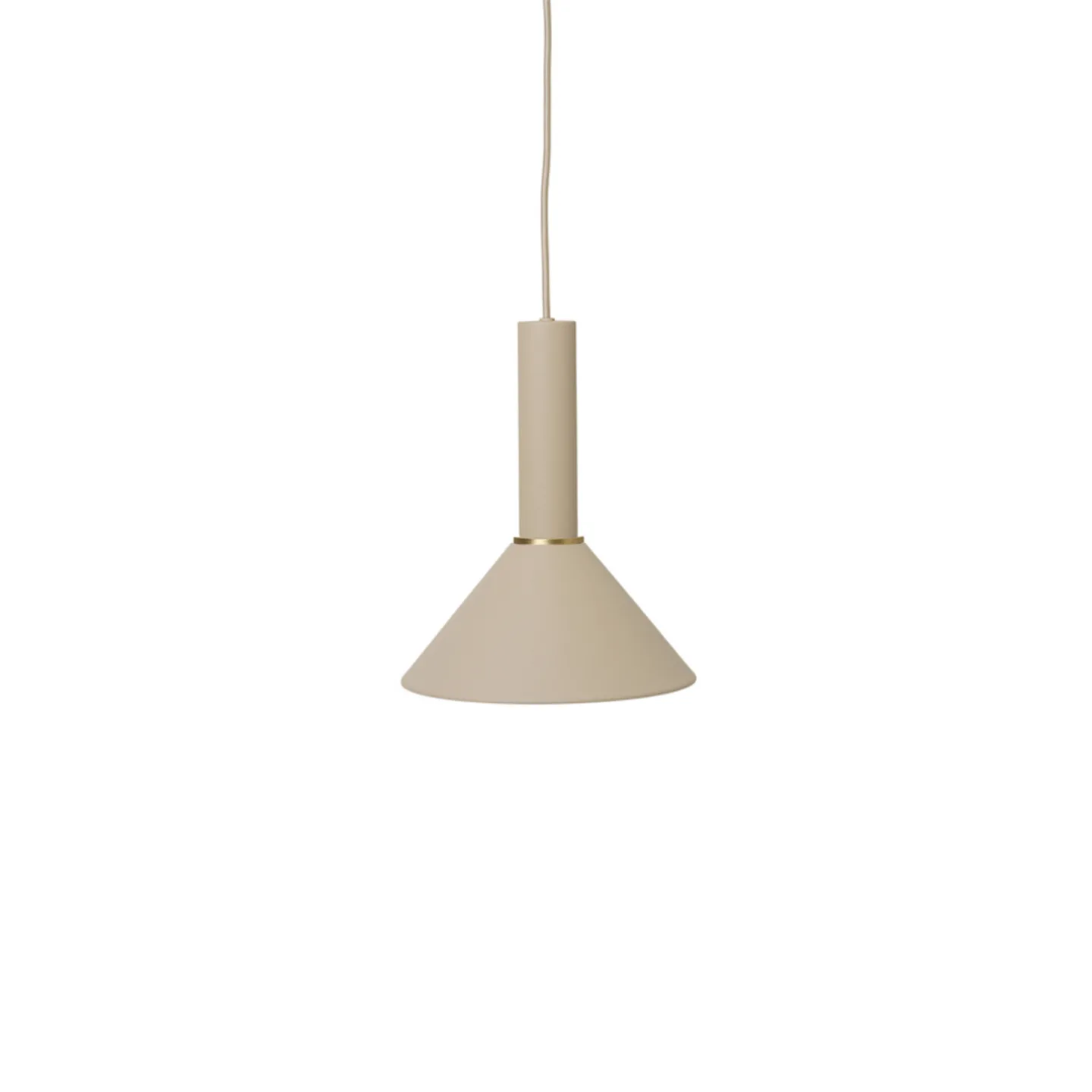 Collect Pendelleuchte Cone High Cashmere - Ferm Living - Esszimmer - Metall