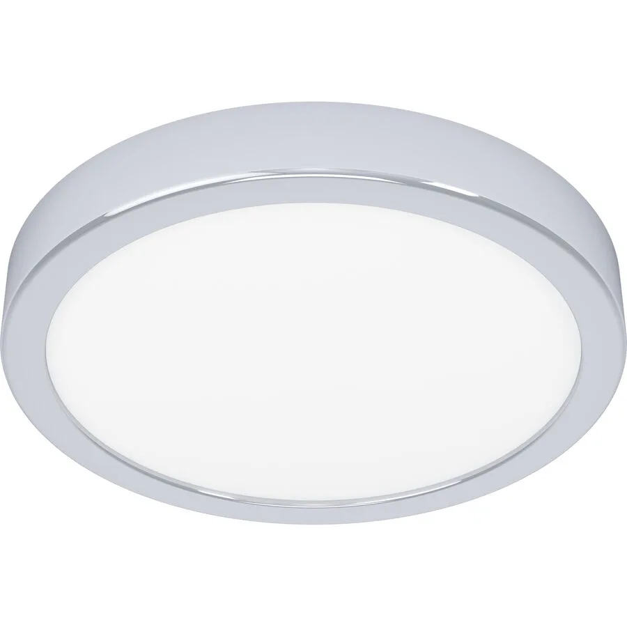 Eglo Deckenlampe Fueva 5 Grau Stahl 2.8 cm - Farbe: chrom - LED - Lichtfarbe: Warmweiss - LED Energiesparlampen