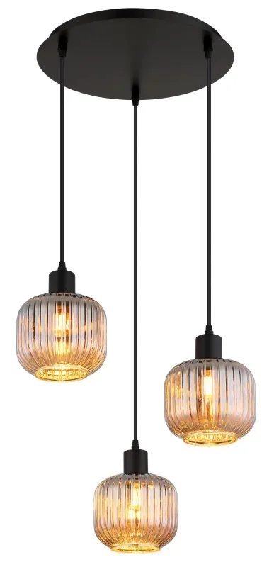 Globo Lighting - Tom Ø42 - Taklampa - Rökfärgad