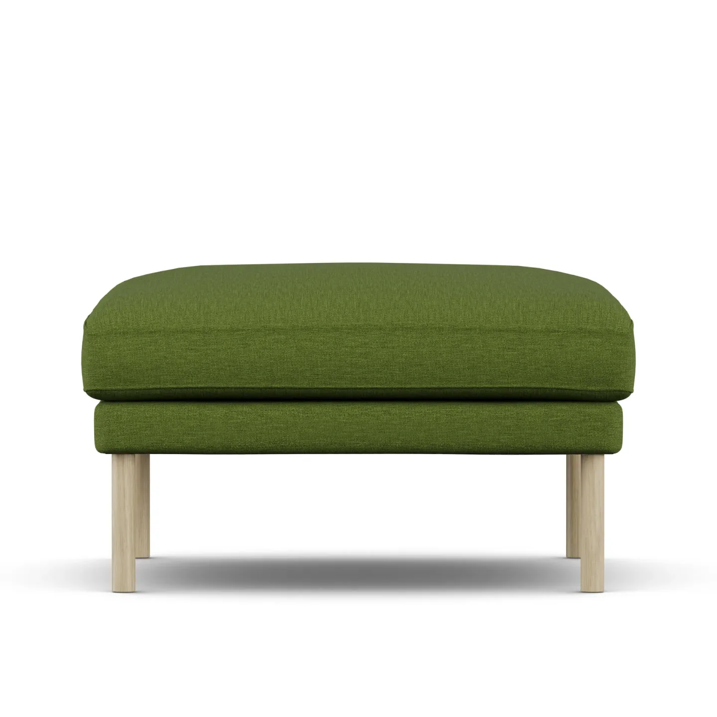 1898 Linnevik Fußhocker Luiza Green 3975-Eiche weiß geölt