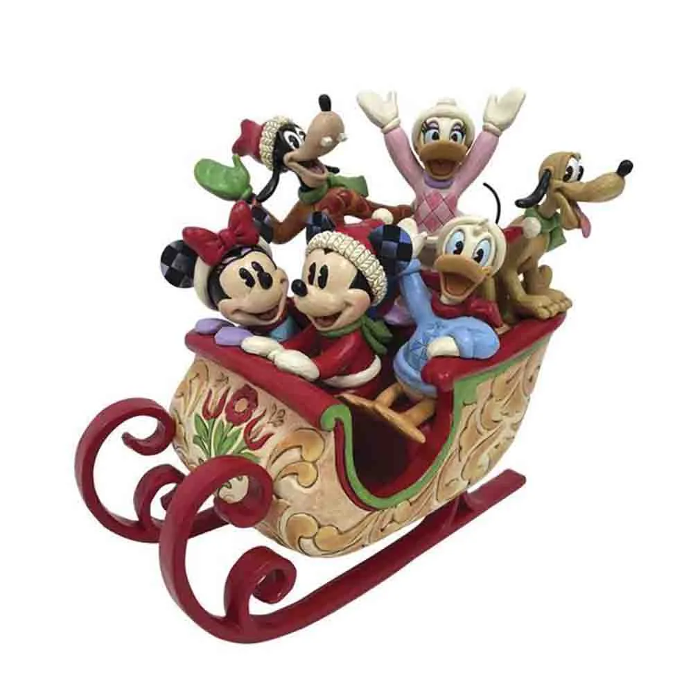 Disney Figur Kalle och kompisarna i släden