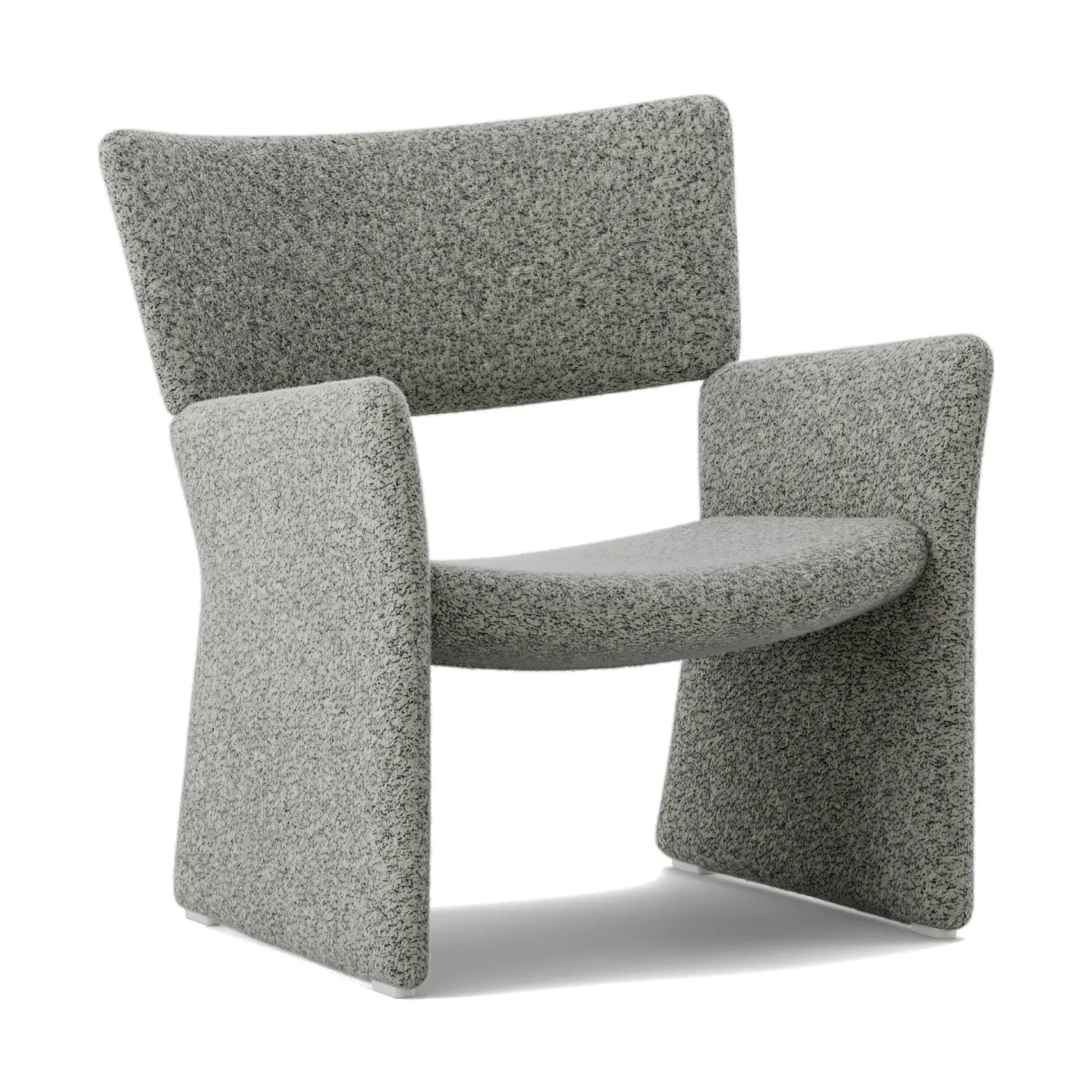 Massproductions Crown Easy Chair fåtölj Spiral 23 Monochrome