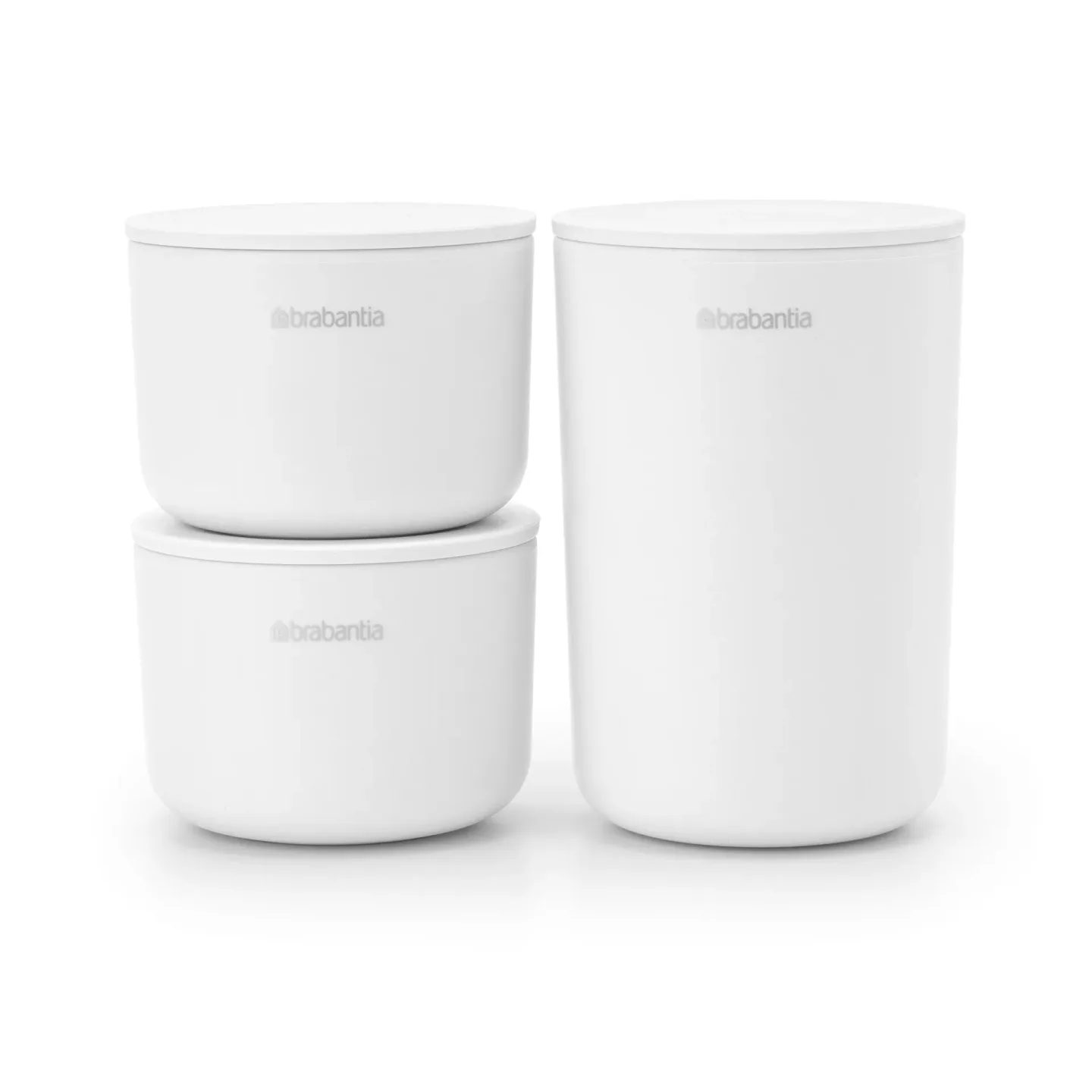 Brabantia ReNew förvaringsburkar 3-pack Vit