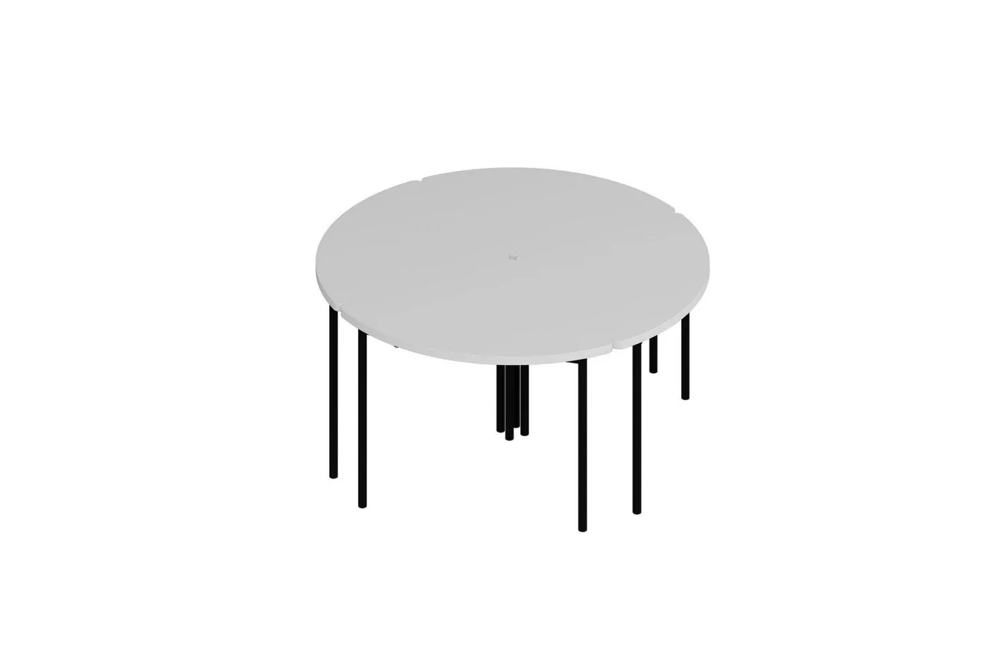 Rusele Soffbord 90 cm - Vit