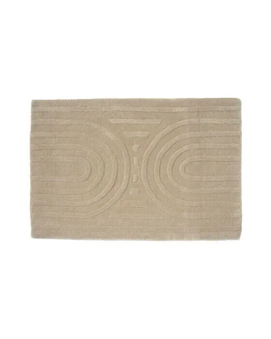 Curve dørmåtte beige