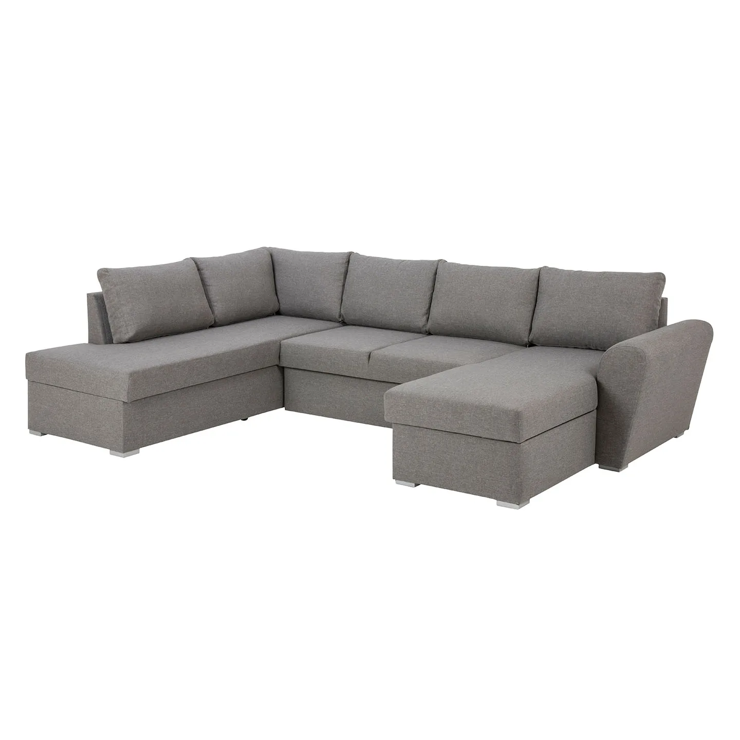 Stan Schlafsofa Chaiselong rechts, lichtgrau.