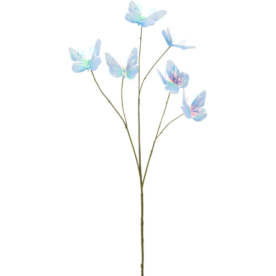 Kunstblume Country Blau Kunststoff 76 cm