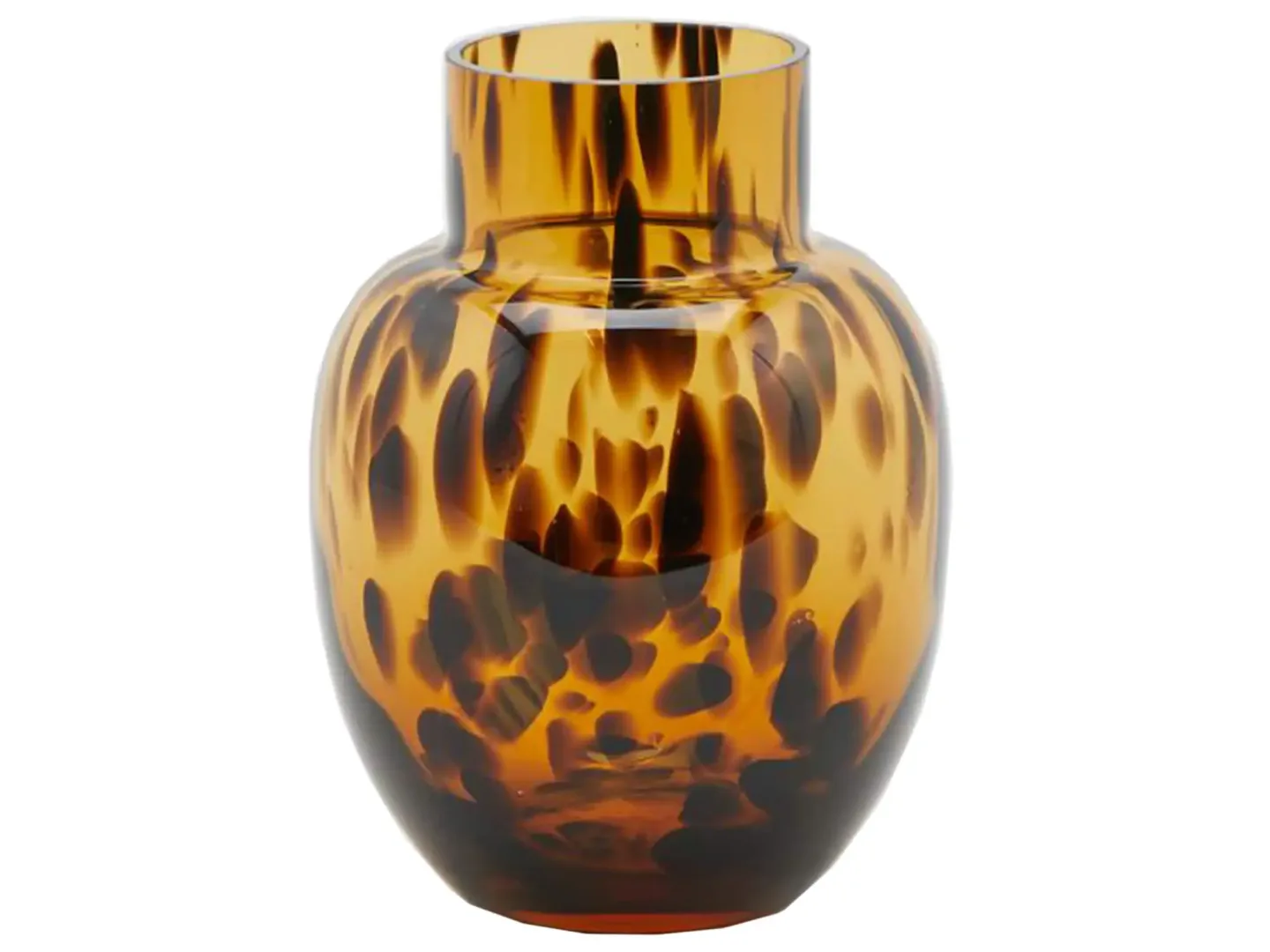 Edg Vase Glas Leolook H: 17 cm | Schubiger Möbel