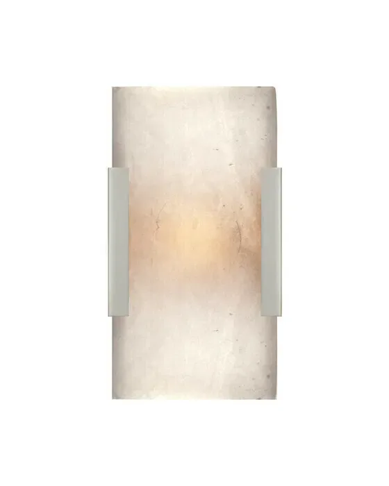 Covet Wide Clip Bath Sconce Polished Nickel