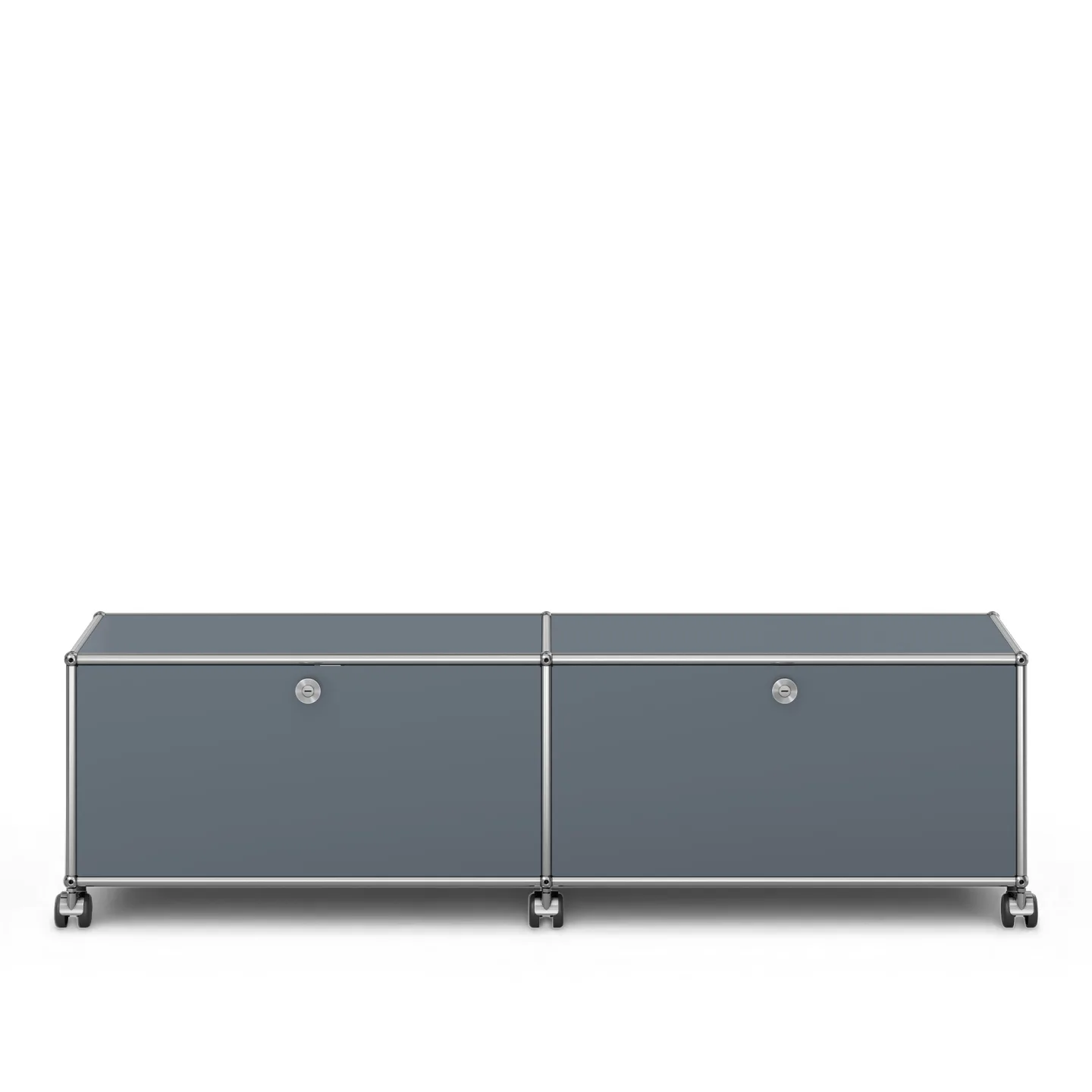 USM - USM Haller TV Furniture M61 USM Mid Gray - TV-bänkar - Fritz Haller & Paul Schärer - Grå