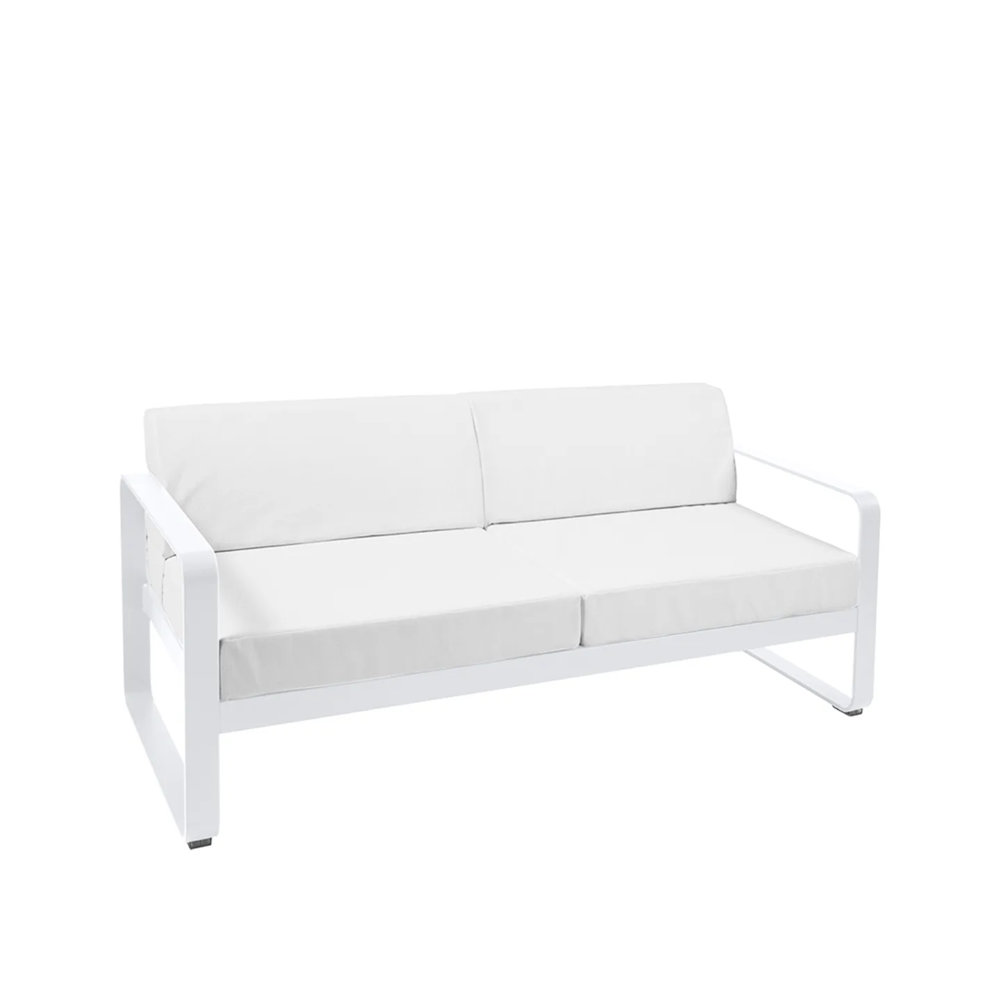 Fermob - Bellevie 2 Seater Sofa Off-White Cushions, Cotton White - Soffor utomhus - Pagnon & Pelhaître