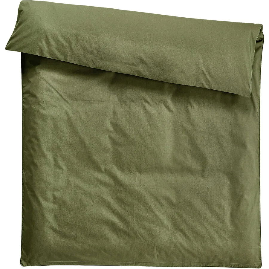 Duvetbezug Kos Grün Satin 160 cm 210cm