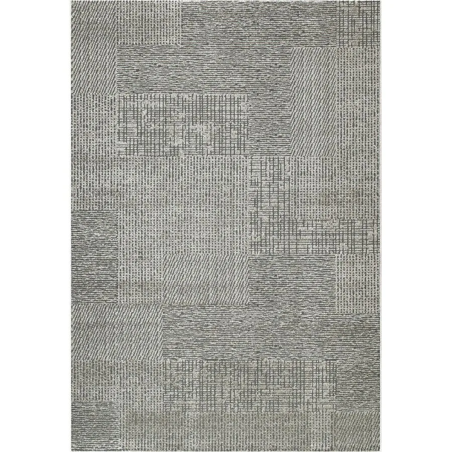 Teppich Tiva hellgrau Anderes Muster Polypropylen 160 x 230 cm