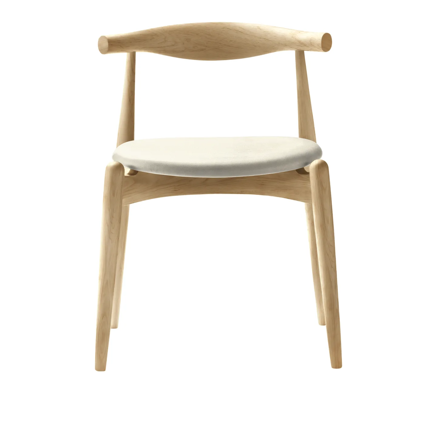 Carl Hansen - CH20, Klarlackad Ek, Lädergrupp B Thor - 390 - Matstolar - Hans J. Wegner - Träfärgad - Trä