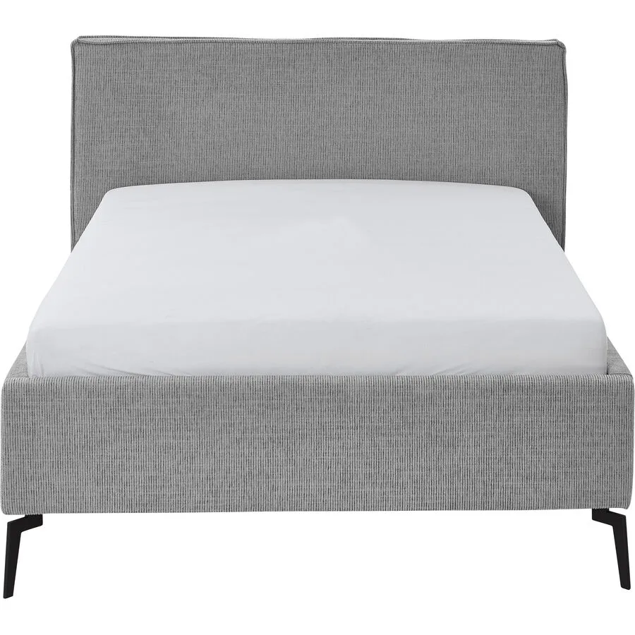 Bett Lina Blue fog Polyester 140 x 200 cm