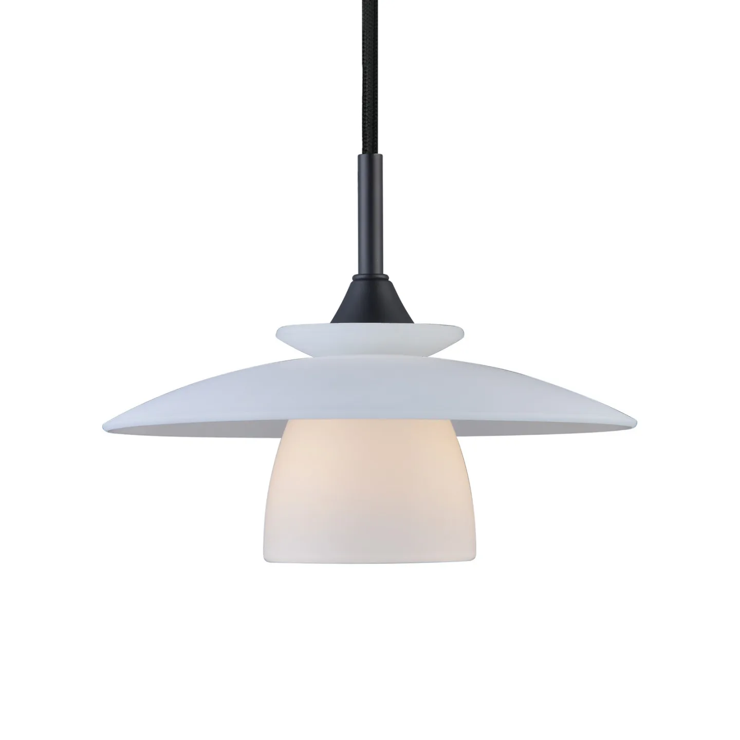 SCANDIC Hängeleuchte, Opalglas, Ø 20 cm, G9 - Halo Design - Wohnzimmer - Einflammig
