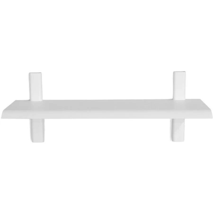Spinder Design Wandregal Manta Weiss Stahl 60 cm 23 cm
