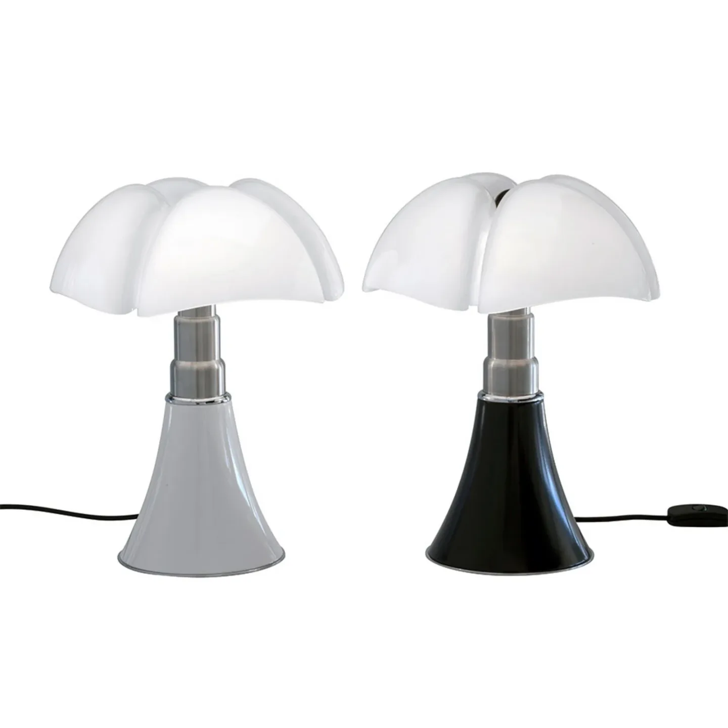 Minipipistrello LED-Tischleuchte, braun - Martinelli Luce - Wohnzimmer - Metall